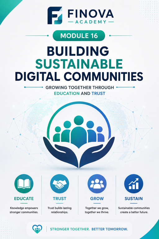 Module 16: Building Sustainable Digital Communities – Growing Together Through Education and Trust