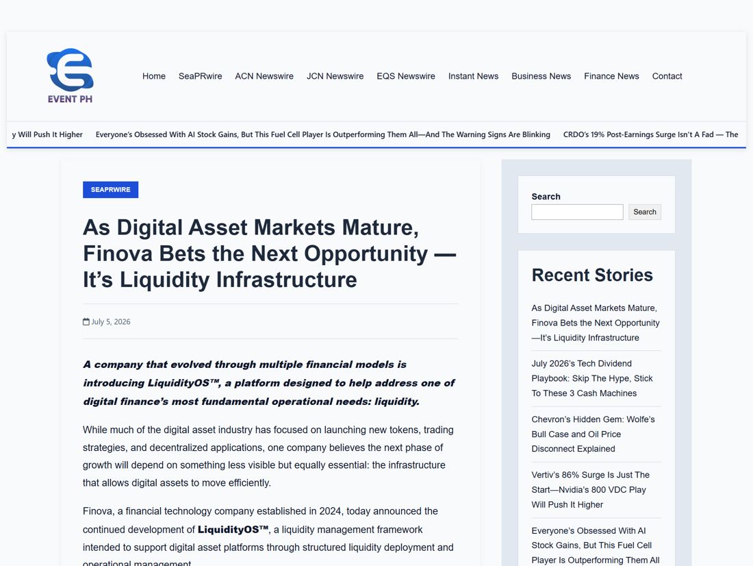 Philippines Business News coverage screenshot